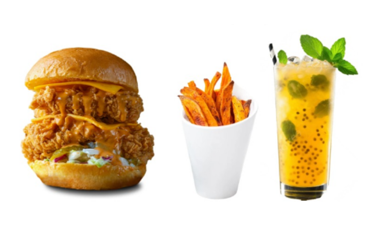 Special Crispy Double Chicken Burger